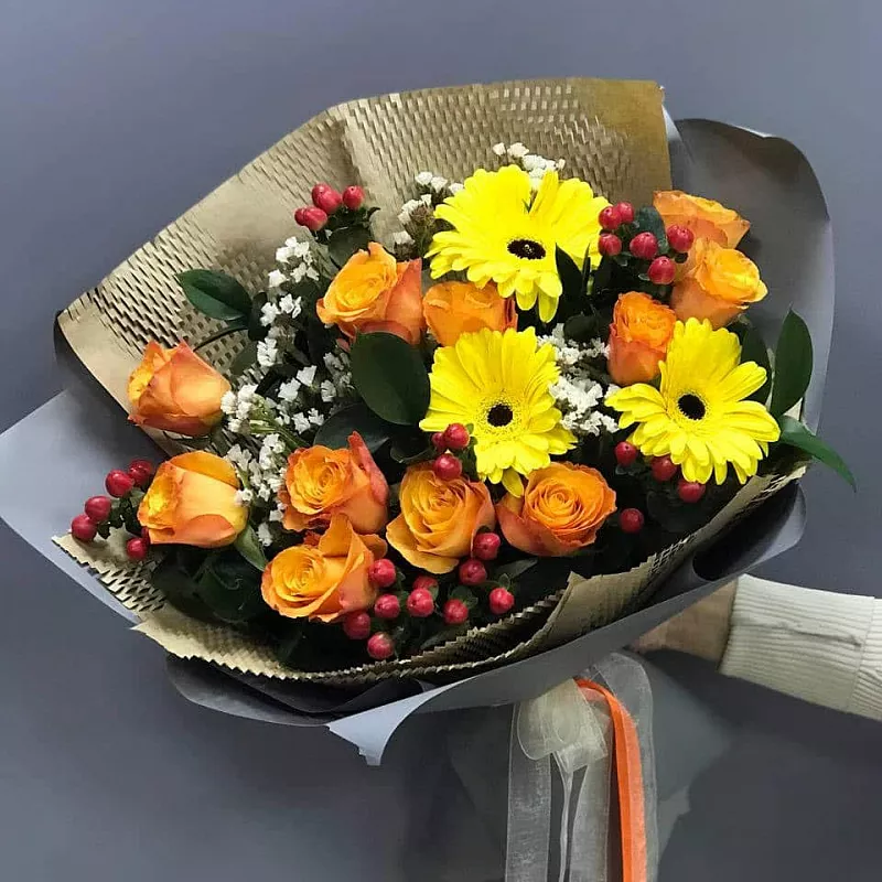 картинка Букет № 627 цветочного магазина "Кактус"
